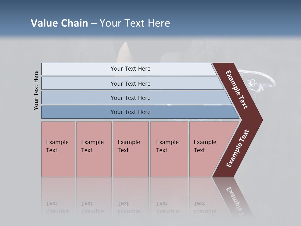 Jump Movement Woman PowerPoint Template