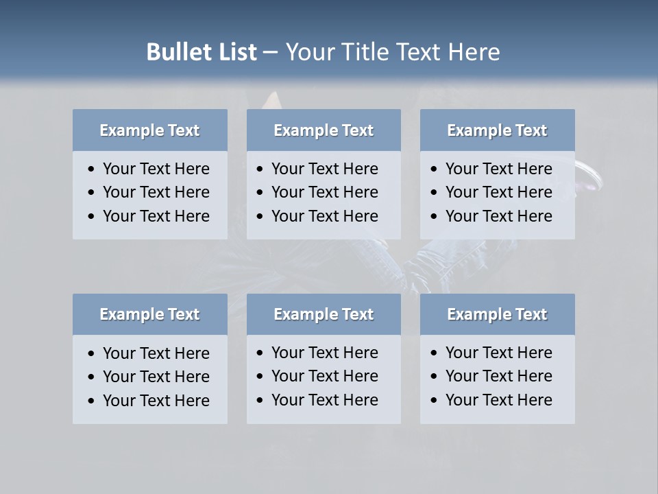 Jump Movement Woman PowerPoint Template