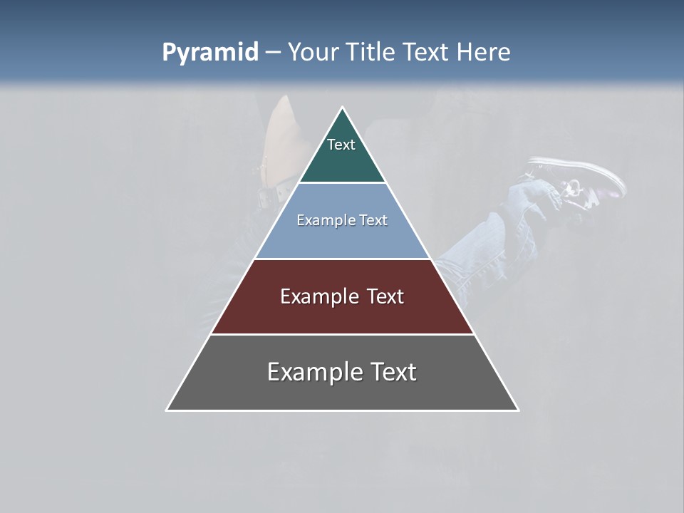 Jump Movement Woman PowerPoint Template