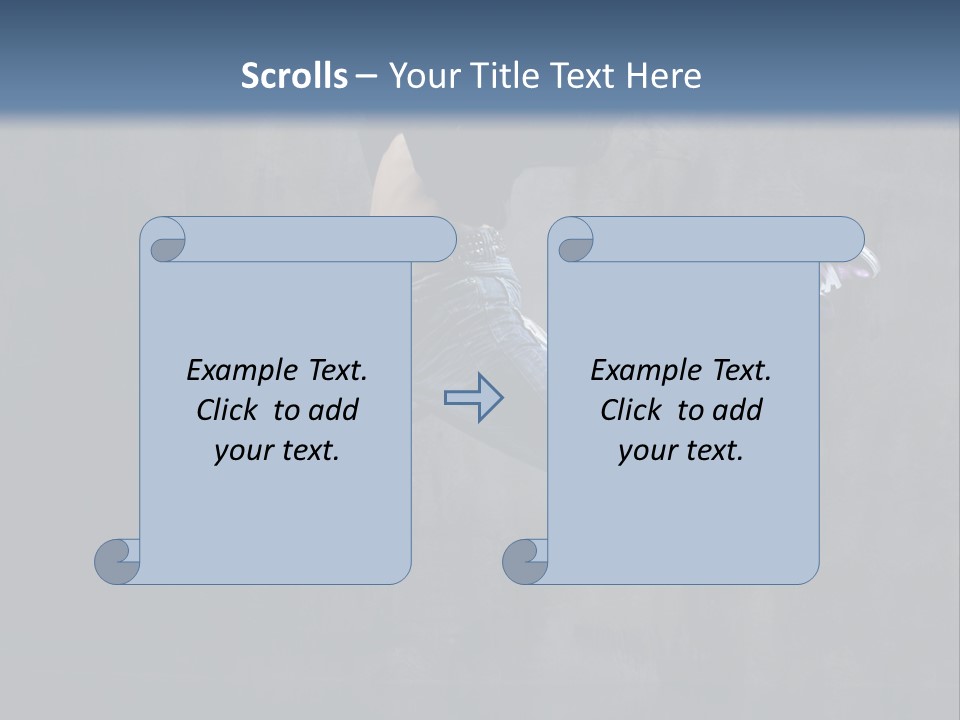 Jump Movement Woman PowerPoint Template