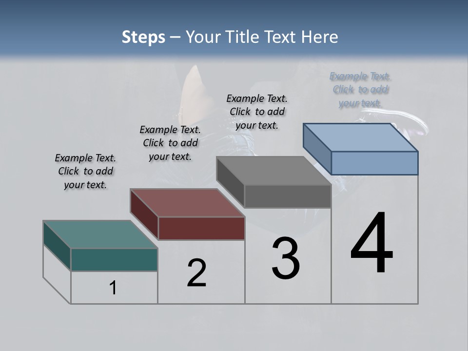 Jump Movement Woman PowerPoint Template
