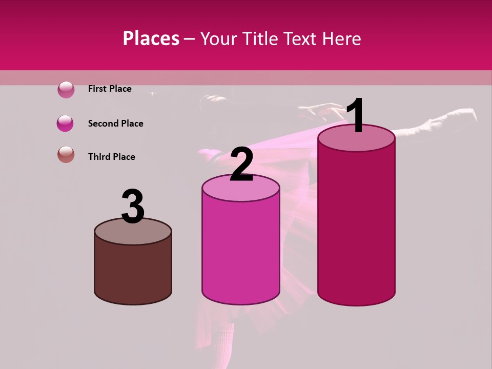 Dancer Vertical Moving PowerPoint Template