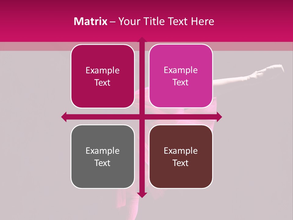 Dancer Vertical Moving PowerPoint Template