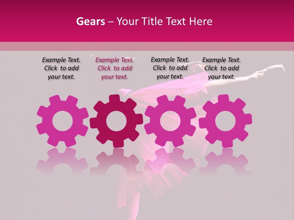 Dancer Vertical Moving PowerPoint Template