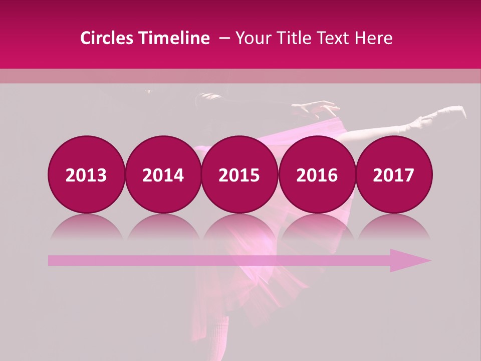 Dancer Vertical Moving PowerPoint Template