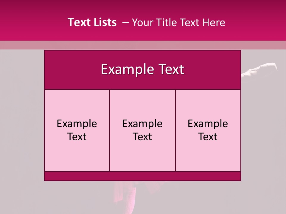 Dancer Vertical Moving PowerPoint Template