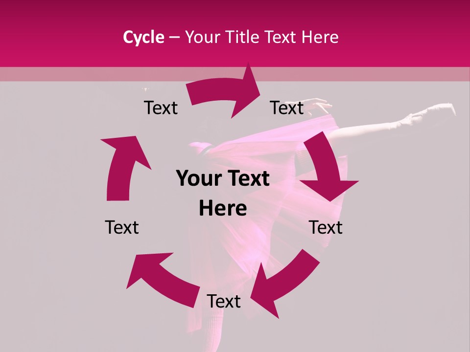 Dancer Vertical Moving PowerPoint Template