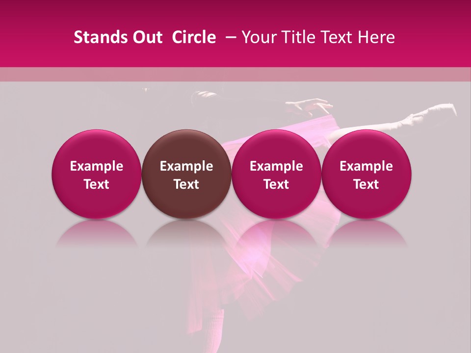 Dancer Vertical Moving PowerPoint Template