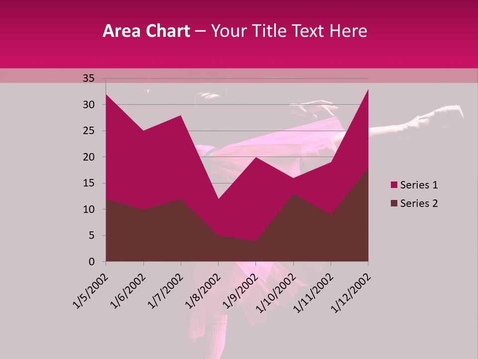 Dancer Vertical Moving PowerPoint Template