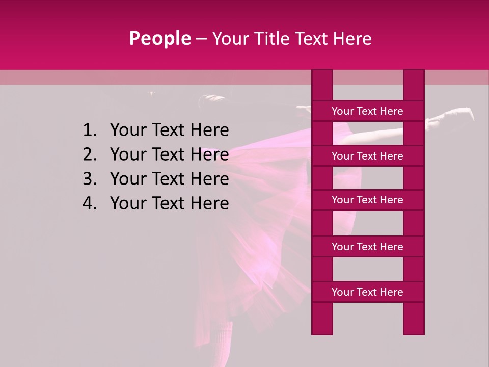 Dancer Vertical Moving PowerPoint Template