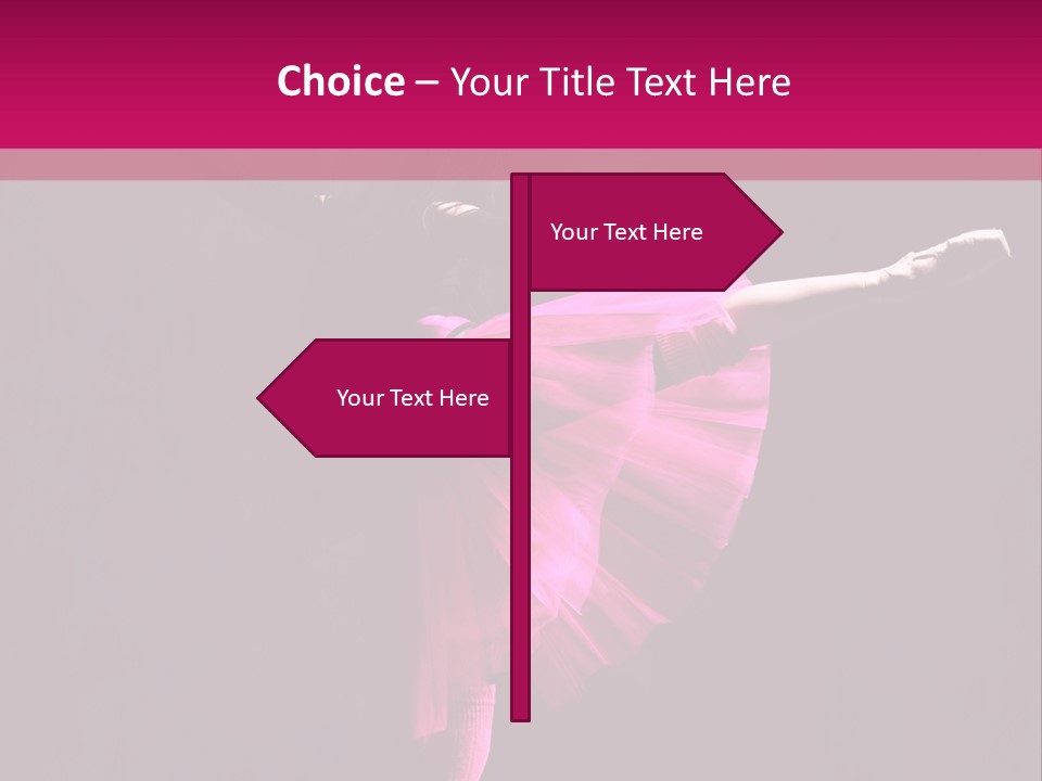 Dancer Vertical Moving PowerPoint Template