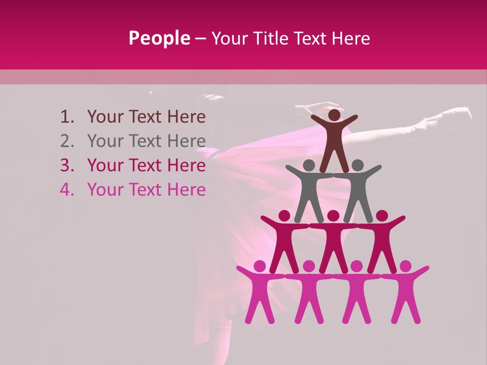 Dancer Vertical Moving PowerPoint Template