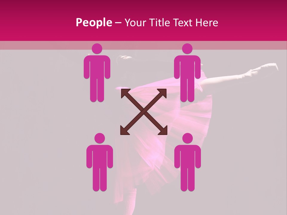 Dancer Vertical Moving PowerPoint Template