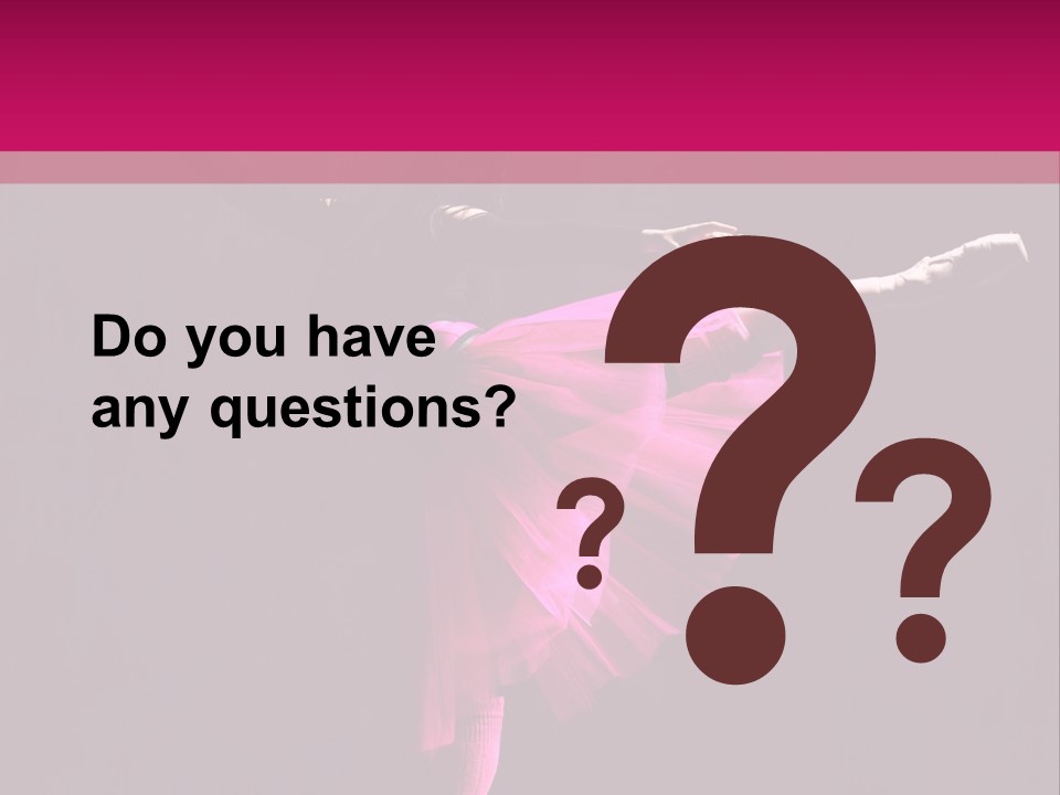 Dancer Vertical Moving PowerPoint Template