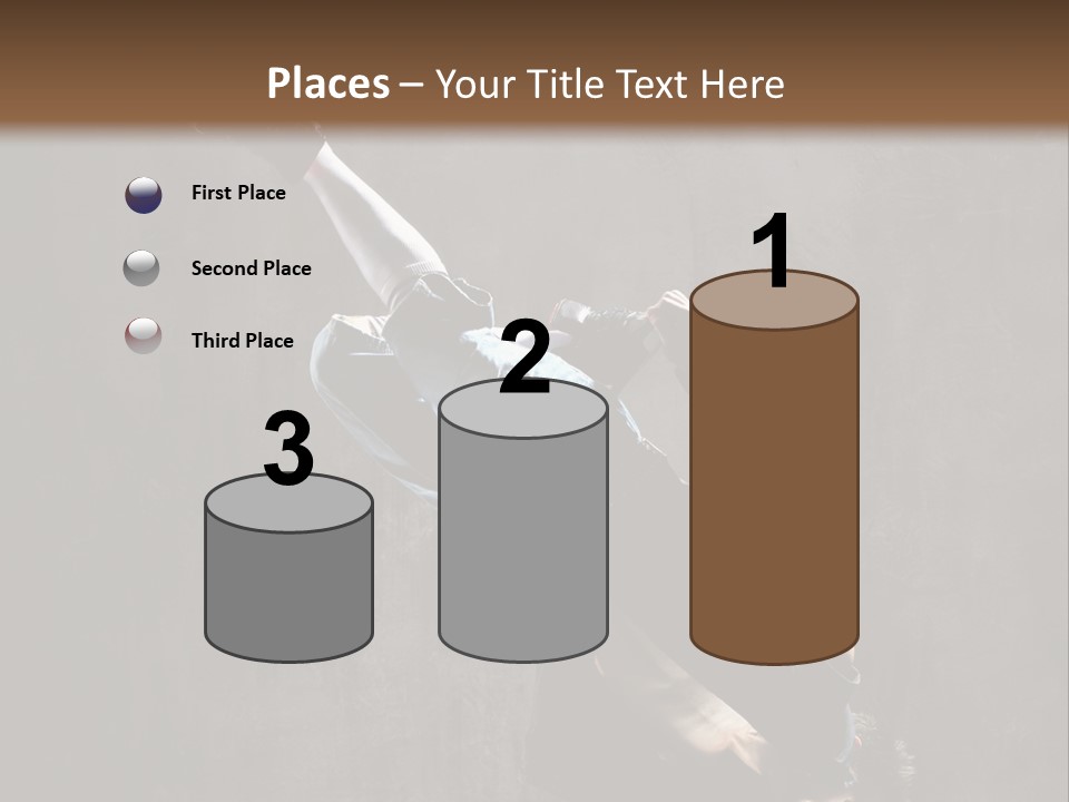Pose Stunt Elegance PowerPoint Template