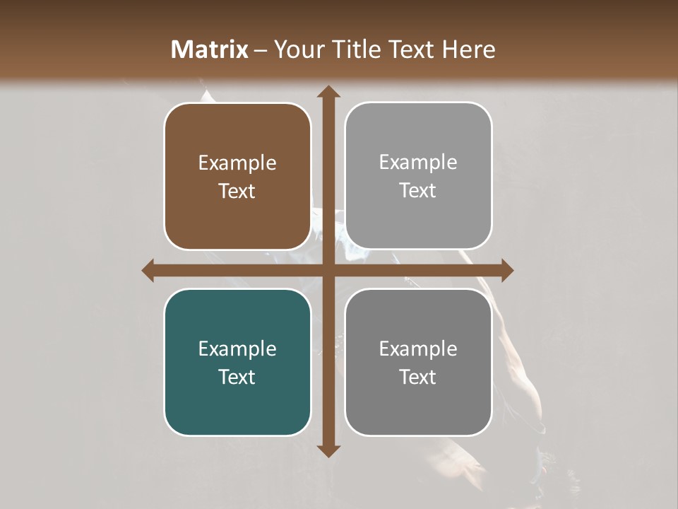 Pose Stunt Elegance PowerPoint Template