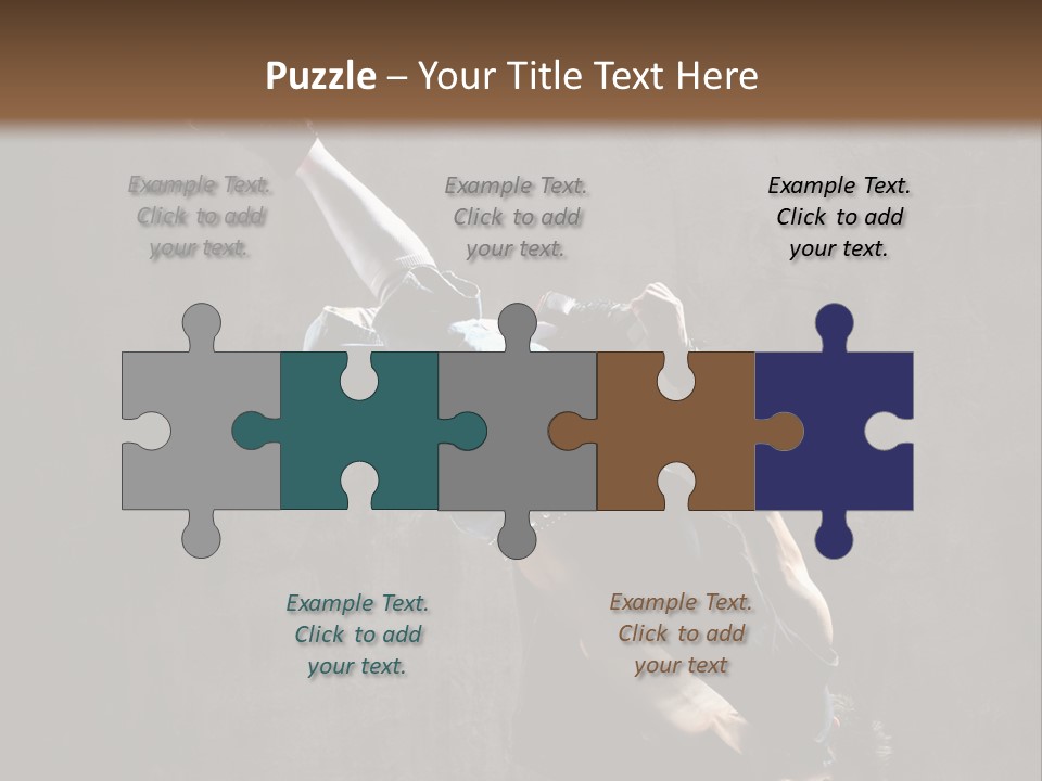 Pose Stunt Elegance PowerPoint Template