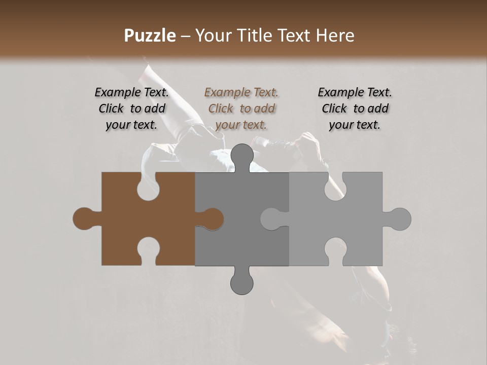 Pose Stunt Elegance PowerPoint Template