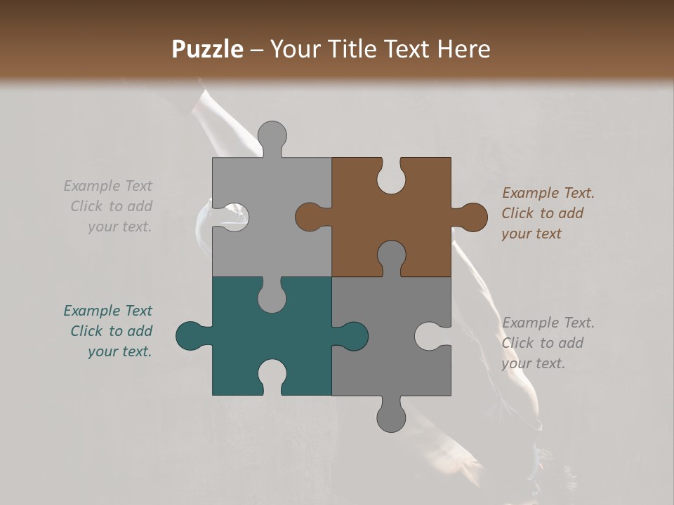 Pose Stunt Elegance PowerPoint Template