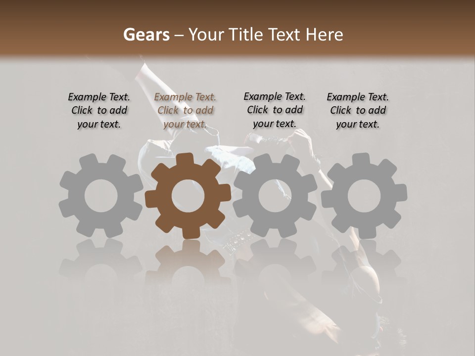 Pose Stunt Elegance PowerPoint Template