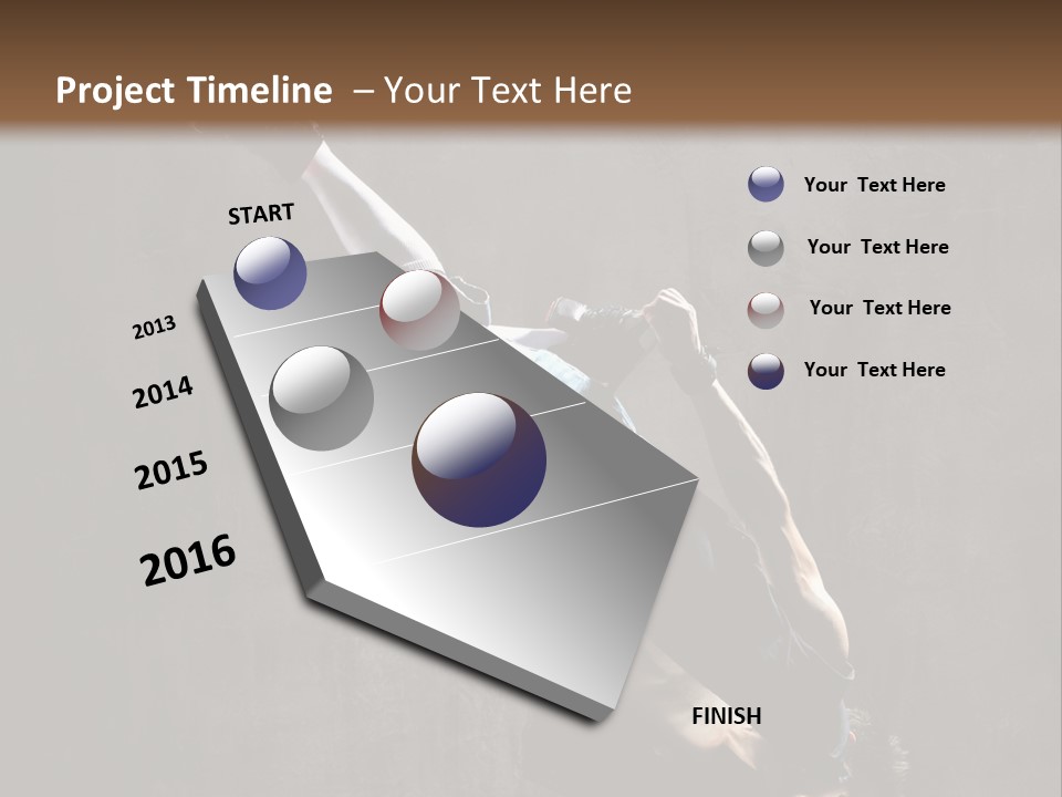 Pose Stunt Elegance PowerPoint Template