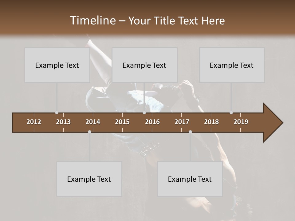 Pose Stunt Elegance PowerPoint Template