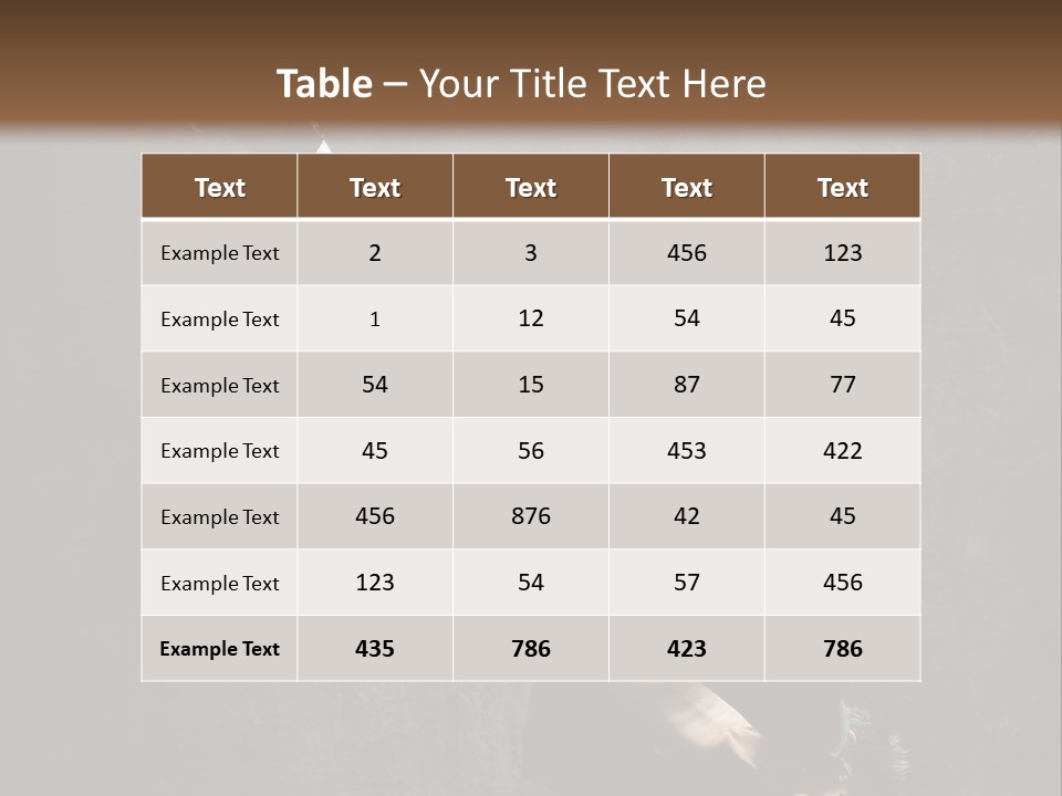 Pose Stunt Elegance PowerPoint Template