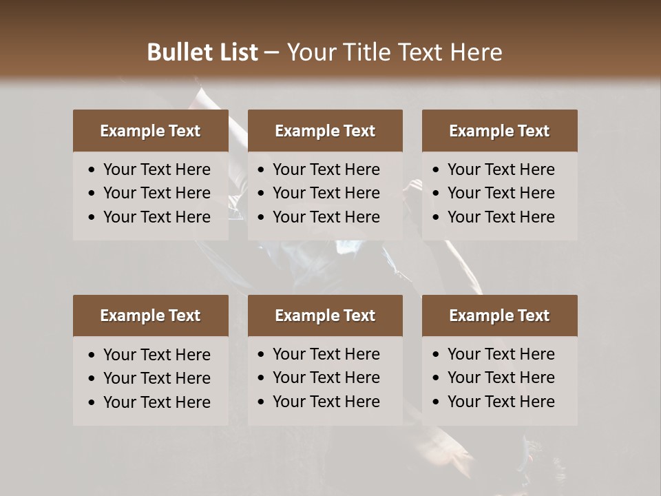 Pose Stunt Elegance PowerPoint Template