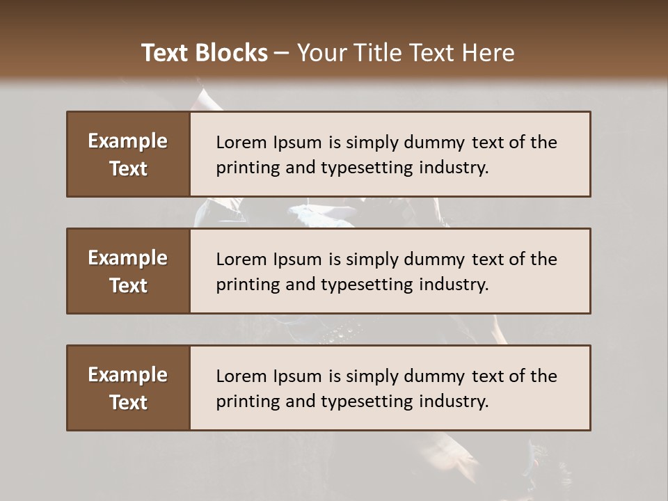 Pose Stunt Elegance PowerPoint Template