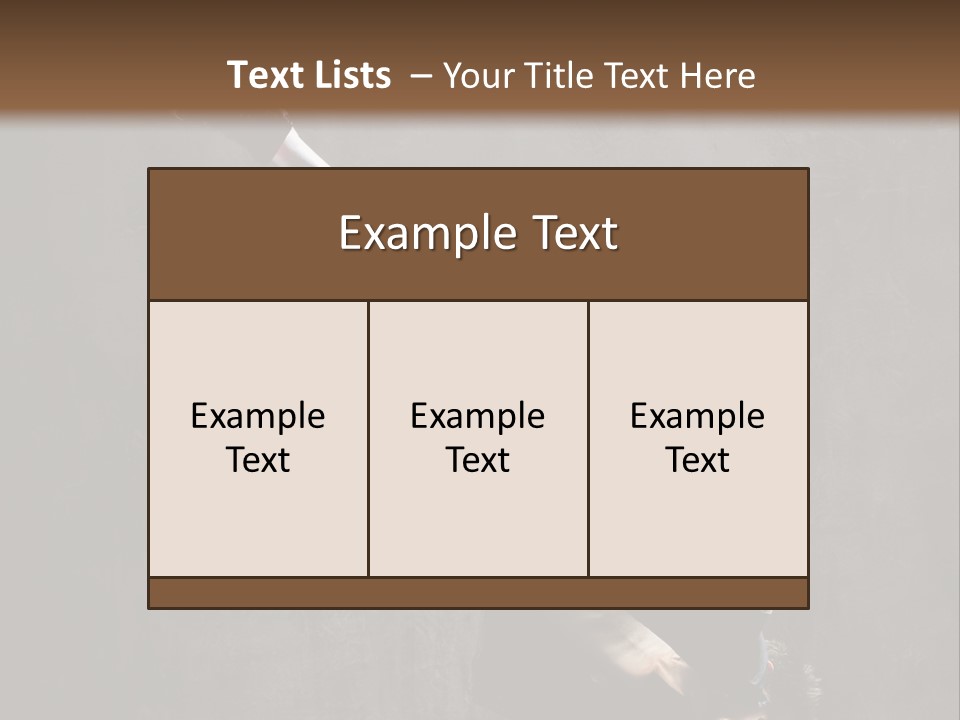 Pose Stunt Elegance PowerPoint Template