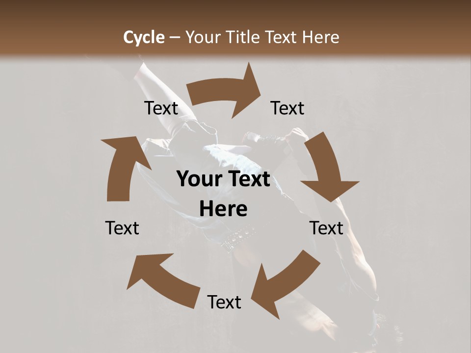 Pose Stunt Elegance PowerPoint Template