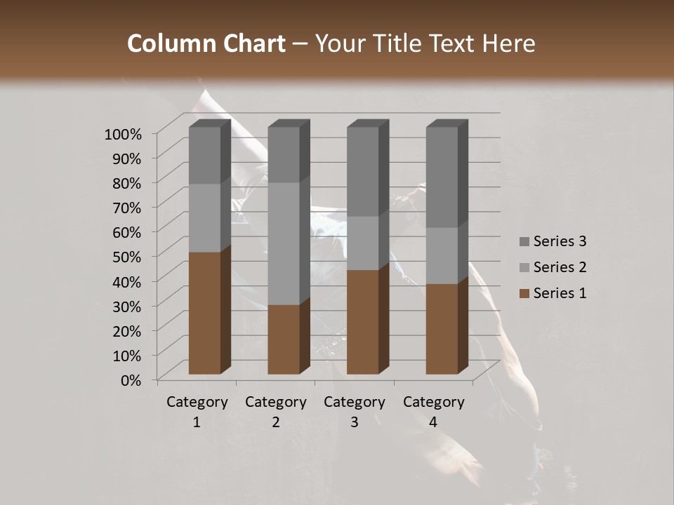 Pose Stunt Elegance PowerPoint Template