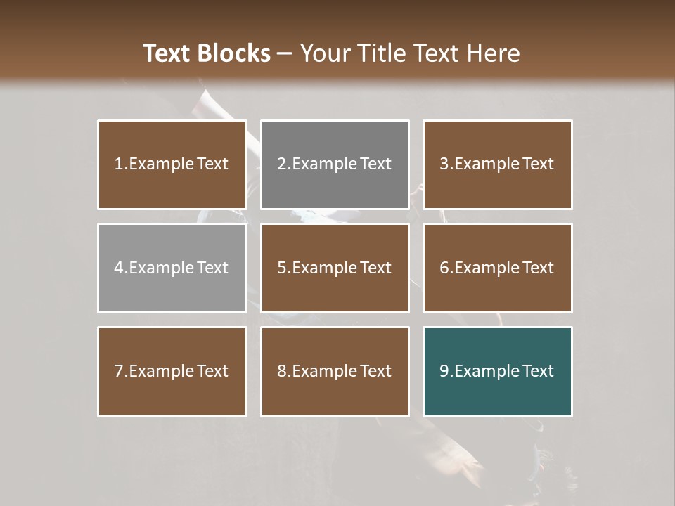 Pose Stunt Elegance PowerPoint Template