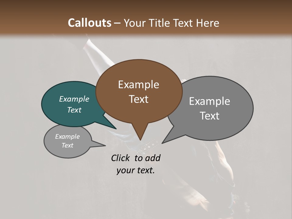 Pose Stunt Elegance PowerPoint Template