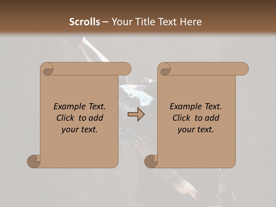 Pose Stunt Elegance PowerPoint Template