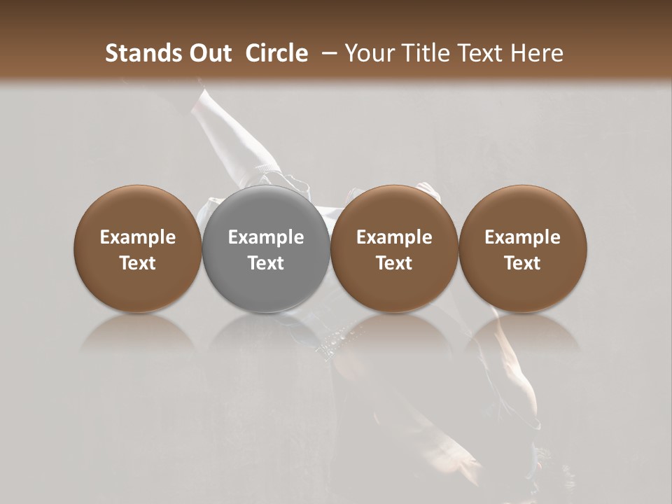 Pose Stunt Elegance PowerPoint Template