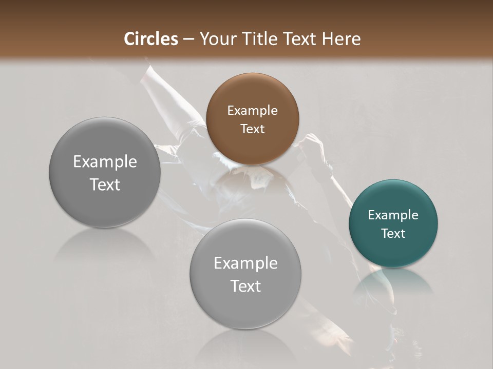 Pose Stunt Elegance PowerPoint Template