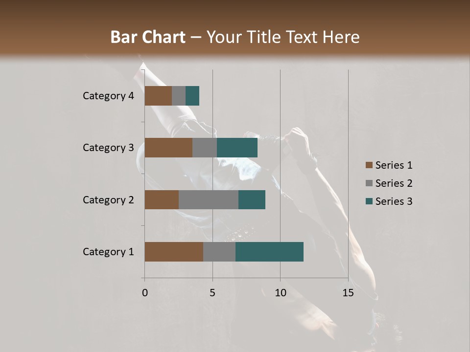Pose Stunt Elegance PowerPoint Template