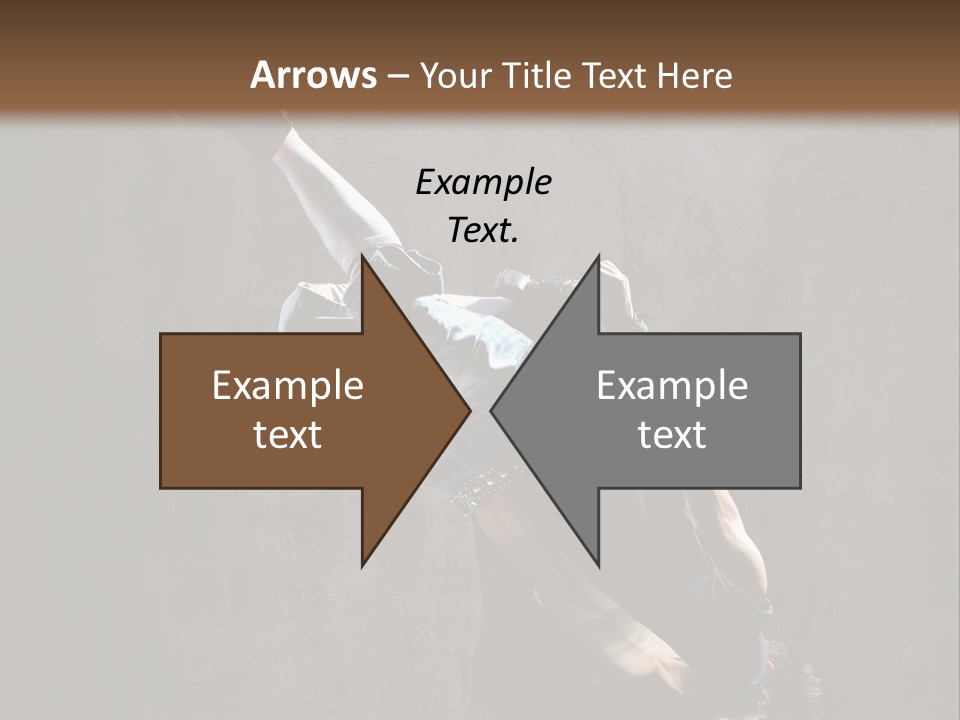 Pose Stunt Elegance PowerPoint Template