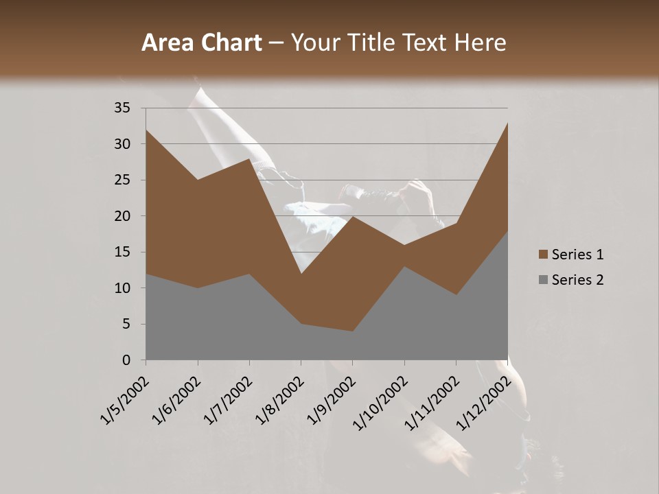Pose Stunt Elegance PowerPoint Template
