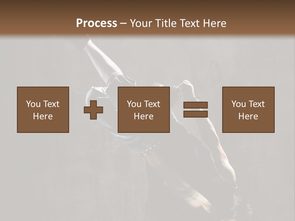 Pose Stunt Elegance PowerPoint Template