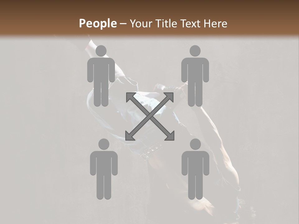 Pose Stunt Elegance PowerPoint Template