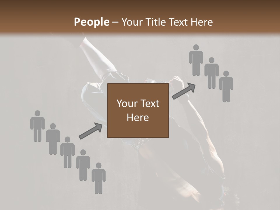 Pose Stunt Elegance PowerPoint Template