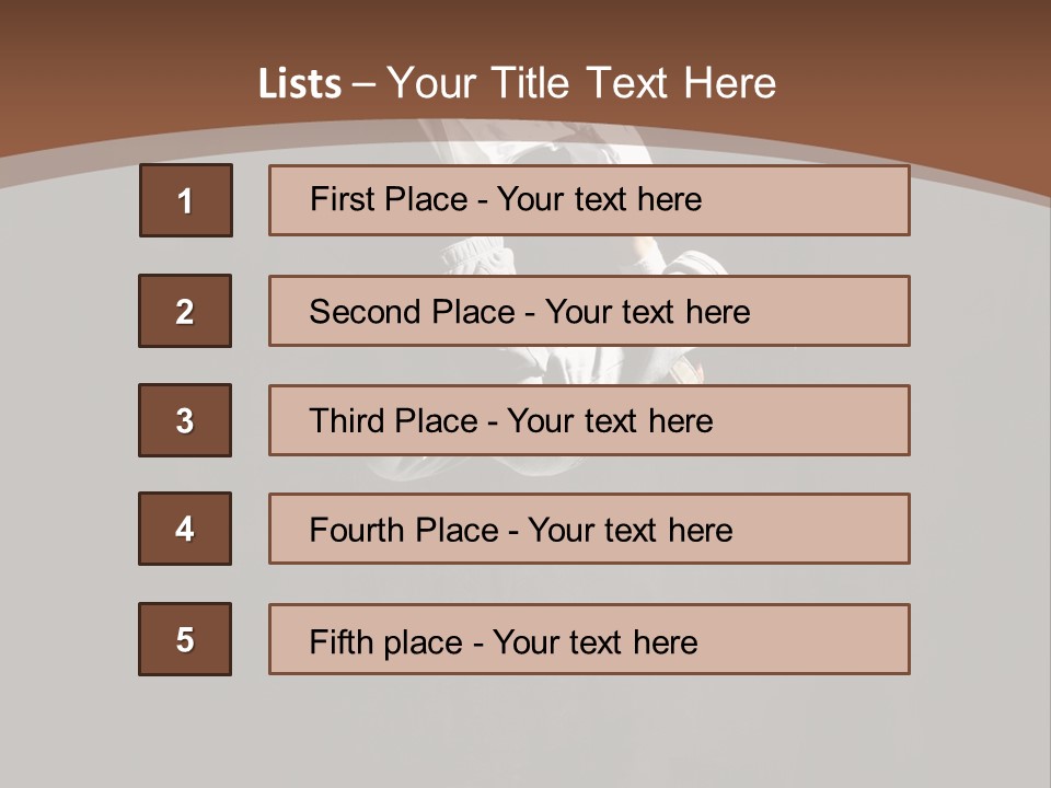 Performer Motion Breakdancer PowerPoint Template