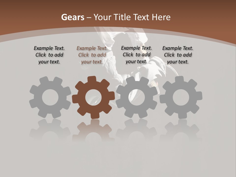 Performer Motion Breakdancer PowerPoint Template