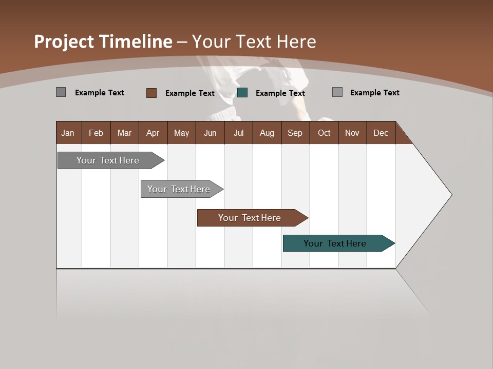 Performer Motion Breakdancer PowerPoint Template