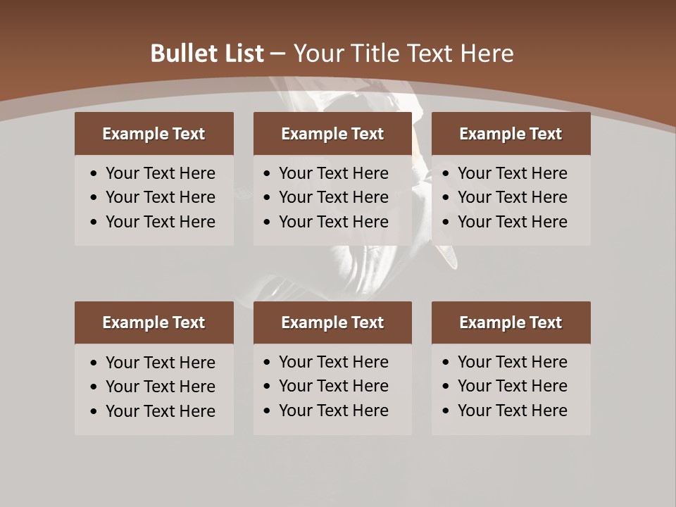 Performer Motion Breakdancer PowerPoint Template