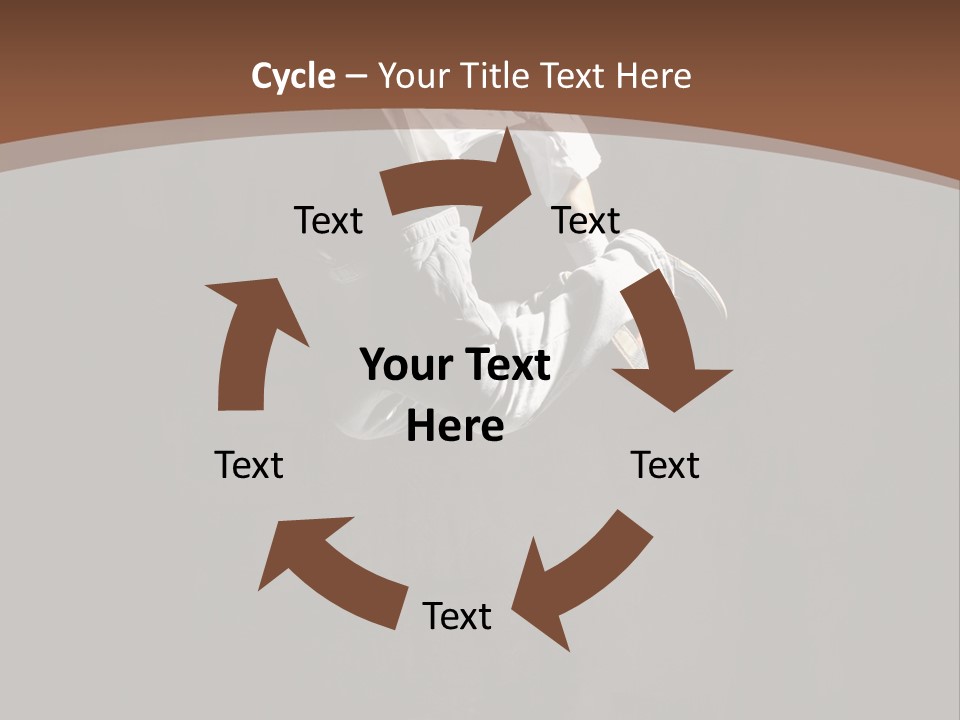 Performer Motion Breakdancer PowerPoint Template