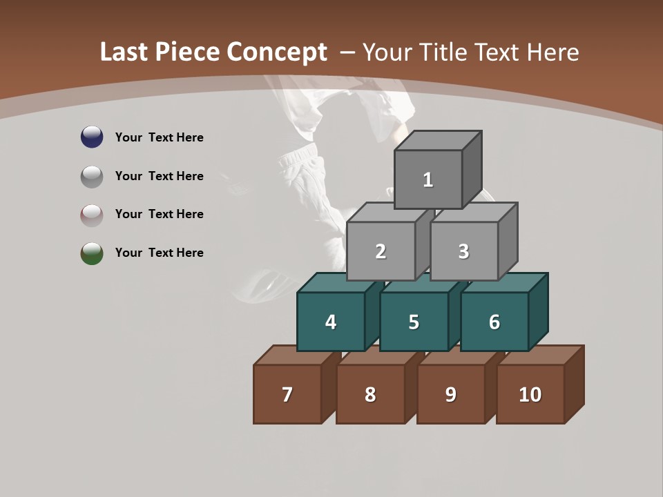 Performer Motion Breakdancer PowerPoint Template