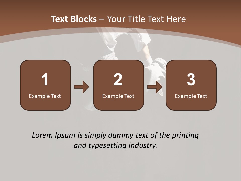 Performer Motion Breakdancer PowerPoint Template